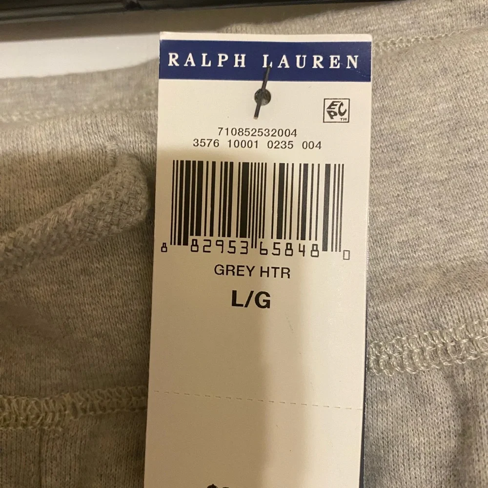 Polo by Ralph Lauren Gray Athletic Shorts with Drawstring Waistband - Picture 3 of 3
